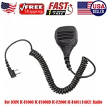 Remote Handheld Speaker Microphone For Icom IC-F1000D IC-F2000 Radio Us. Fixed Price $16.88.