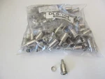 100 Pack Quick F Type Push-on Crimp Ring Connectors Male Coax Tv Cable DLS-104. Fixed Price $23.95.