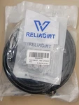 Reliagint 25FT RG6 Coaxial Cable With F-type Connectors & Mounting Clips Black. Fixed Price $13.99.