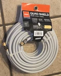 Rca 50 Feet Quad Shield RG6 Coax Cable 3GHZ Gold Plated Connector Hdtv Satellite. Fixed Price $11.99.