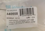 Male Crimp/amphenol/ 182100/ Connex/ Uhf/ RG/58 PL-259 LMR-195/ Connector. Fixed Price $16.58.
