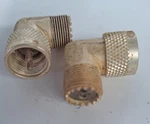 Lot Of 2 Used UG-104 Amphenol Twinax Right-angle Connectors For SP-600. Fixed Price $27.00.