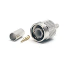 10PCS Rf Coaxial Connector Tnc Male Crimp Delrin Insulation Nickel Plated RG58. Fixed Price $14.95.