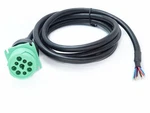 Wisdomhood Green Type 2 J1939 Female To Open Pigtail 9PIN Cable 6FT. Fixed Price $25.67.