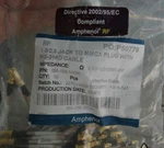 50 Count Amphenol 095-680-58006 1.0/2.3 Jack To Mmcx Plug With RG316D Cable. Fixed Price $49.99.
