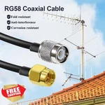 Tuolnk Sma Male To Tnc RG58 Rf Coax Cable 16.4FT 50 Ohm. Fixed Price $27.99.