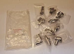 Quantity Of Aim Electronics Coaxial Male Crimp Connectors 26-8005 (10 Qty). Fixed Price $73.49.