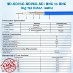 Xrds 150FT Sdi Bnc To HD/3G/6G Digital Video Cable. Fixed Price $129.99.