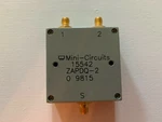 Mini-circuits 15542 ZAPDQ-2 Power Splitter, 1W 1-2 Ghz. Fixed Price $34.95.
