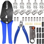 Coaxial Cable Tool Kit Bnc Crimp With 10PCS Male Connector,coaxia. Fixed Price $34.95.