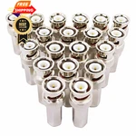 Beelion 20 Pcs Bnc Male Twist-on Connector For RG59 Coaxial 3-7MM, Silver. Fixed Price $25.98.