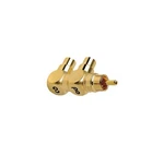 Audioquest M22FHRD One Piece Female Rca Y-adaptor. Fixed Price $24.95.
