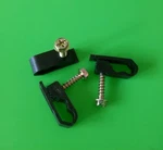 (3 Bags 100) Max Channel Black Dual Cable Mounting Clip. Fixed Price $24.99.