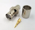 2PCS Rf Connector Bnc Female Crimp Teflon Insulation Cnt 400 Reverse Polarity. Fixed Price $9.70.
