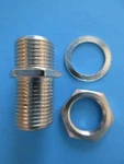 (20 Pk) F Jack To Panel Mount Adapter Steren 200-053 Commerical Coupler. Fixed Price $7.50.