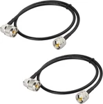 Superbat PL-259 Jumper Cable Uhf (PL259) Male To Low Loss Digital RG58 Coax. Fixed Price $21.94.