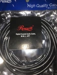 Rosewill RCW-H9007 6 Ft. Digital Coaxial Audio Cable Male To. Fixed Price $5.00.