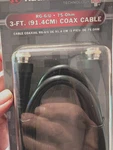 Radioshack 3-FT Coax Cable RG-6/U 75 Ohm #1500019. Fixed Price $7.99.
