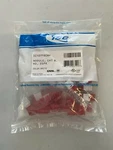 Icc White IC107F6CWH Modular Keystone Jack 25 Pack Cat Rated Connectors. Fixed Price $89.99.