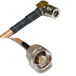 RG400 Qma Male Angle To Rf Cable Fast-ship Lot. Fixed Price $69.10.