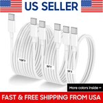 Usb-c Fast Charger Cable Type Charging Cord For Iphone 17 16 15 Pro Max + Lot. Fixed Price $164.99.