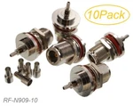 10-PACK N-type Bulkhead Female Rf Connectors For RG316/RG174/LMR100 Coax Wire. Fixed Price $25.98.