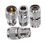 4 Pc Uhf PL259 Female SO239 Type Rf Connector Adapter Kit. Fixed Price $15.49.