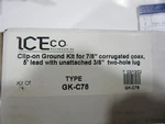 Wireless Solutions GK-C78 Clip-on Ground Kit For Coaxial Cable Applications New!. Fixed Price $12.50.