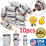 10-PACK PL-259 Solder Connector Plug With Reducer For RG8X Coax Cable Usa. Fixed Price $13.99.