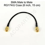 L-com CCS174-05 Sma Male To RG174/U Coaxial Cable 0.5FT (6 Inch, 15 Cm). Fixed Price $32.00.
