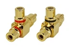 Pair Of Premium Cinch (y-adapter) Plug To 2 X Socket. Fixed Price $13.95.