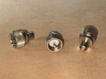 3PCS Type To Bnc Female Adapter Coax UG-273/U Uhf Plug Jack 50 Ohm. Fixed Price $9.95.