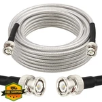 Mookeerf RG8X Bnc Male To Cable 25FT 50 Ohm Radio Low Loss. Fixed Price $44.99.