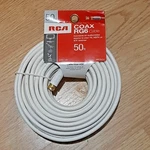 Rca Coax RG6 Cable 50 Ft VHW112R White. Fixed Price $17.99.