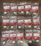 Pass & Seymour Legrand Sff-la (light Almond) "f" Coax Adapter Lot Of 15. Fixed Price $9.77.
