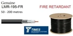 LMR-195-FR Times Microwave Coaxial Ohm Fire Retardant Low Loss 50-200METRES. Fixed Price $426.27.