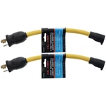 Cal-hawk Czailp 1-FOOT Heavy Duty Female/male Plug Adapter 125V (2-PACK). Fixed Price $12.95.