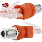 Coaxial To Ethernet Adapter, 2 Pack Rf Female RJ45 Converter Uiin. Fixed Price $11.76.