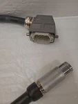 Harting Connector Han 19300100547 Cable Fisher Female M32, 4X/12. Fixed Price $125.00.