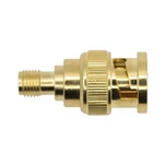 Mueller Brass Adapter BU-P4289 Bnc Plug Sma Socket Gold Plated. Fixed Price $26.64.