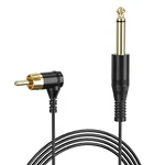 Tattoo Clip Ancable 6-FEET Gold-plated 90 Degree Rca 6.35MM Connector. Fixed Price $9.99.