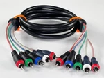 Steren Heavy-duty (5) Rca Plug Component Video With Stereo Audio Cable 6 Feet. Fixed Price $10.00.