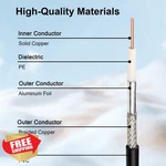 Xrds 10FT Nmo To Fme Coaxial Cable PL-259 Adapter RG58 Radio. Fixed Price $34.99.