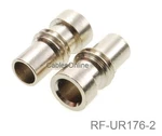 2-PACK UG-176/U Reducer For RG-59/ RG-8X W/OD-6MM PL-259 Plugs, RF-U176-2. Fixed Price $8.95.
