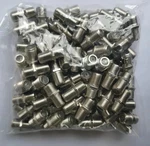 100-PACK F-type Female-to-female Coaxial Adapters For RG6 RG59 Cables. Fixed Price $42.99.