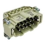 (qty 2) Harting Han 10E-M-S Male Insert Connector 10-PIN 600V 16A New Surplus. Fixed Price $27.99.