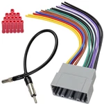 Radio Harness With Antenna Adapter Replacement For Jeep Wrangler Cherokee Dod.... Fixed Price $37.07.