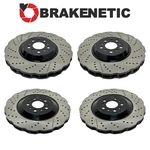 Front+rear Brakenetic Premium Wave Drill Slot Rotors M2/M3/M4 51.34263.11. Fixed Price $880.00.
