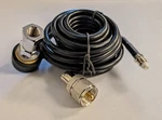 Procomm HS818T-NKT 18' RG58 Terminator Series Cable W/ Brass Stud Mount & Nipple. Fixed Price $38.99.