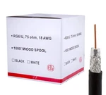 Five Star Cable RG6 Utp 1000 Ft Shielded Coaxial Etl Listed For Use Wit.... Fixed Price $136.25.